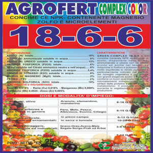 Agrofert Complex 18-6-6 con magnesio zolfo e microelementi
