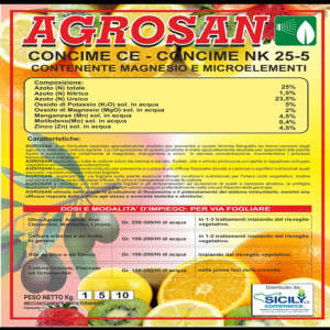 Agrosan NK 25-5 Concime con magnesio e microelementi