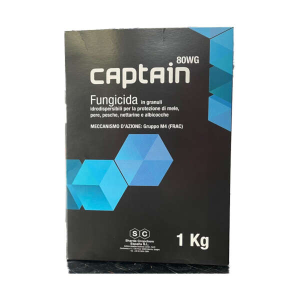 Captain 80 WG Chemia a base di Captano 80%