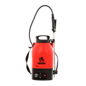 Pompa irroratrice a tracolla a batteria ausonia da 6 lt 4 bar