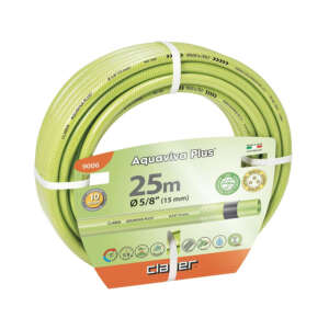 Tubo Aquaviva Plus 25MT DIAM. 5/8" (15mm) VERDE
